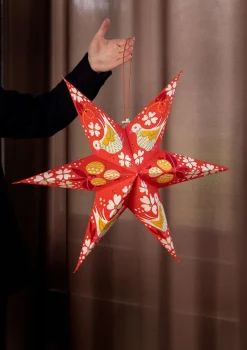 Gudrun Sjödén Dekoration & Accessoires>Adventsstern „Baluns“ aus Papier Lavarot
