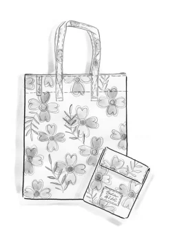 Gudrun Sjödén Taschen|Accessoires>Faltshopper „Peggy“ aus Recycling-Polyester Aqua