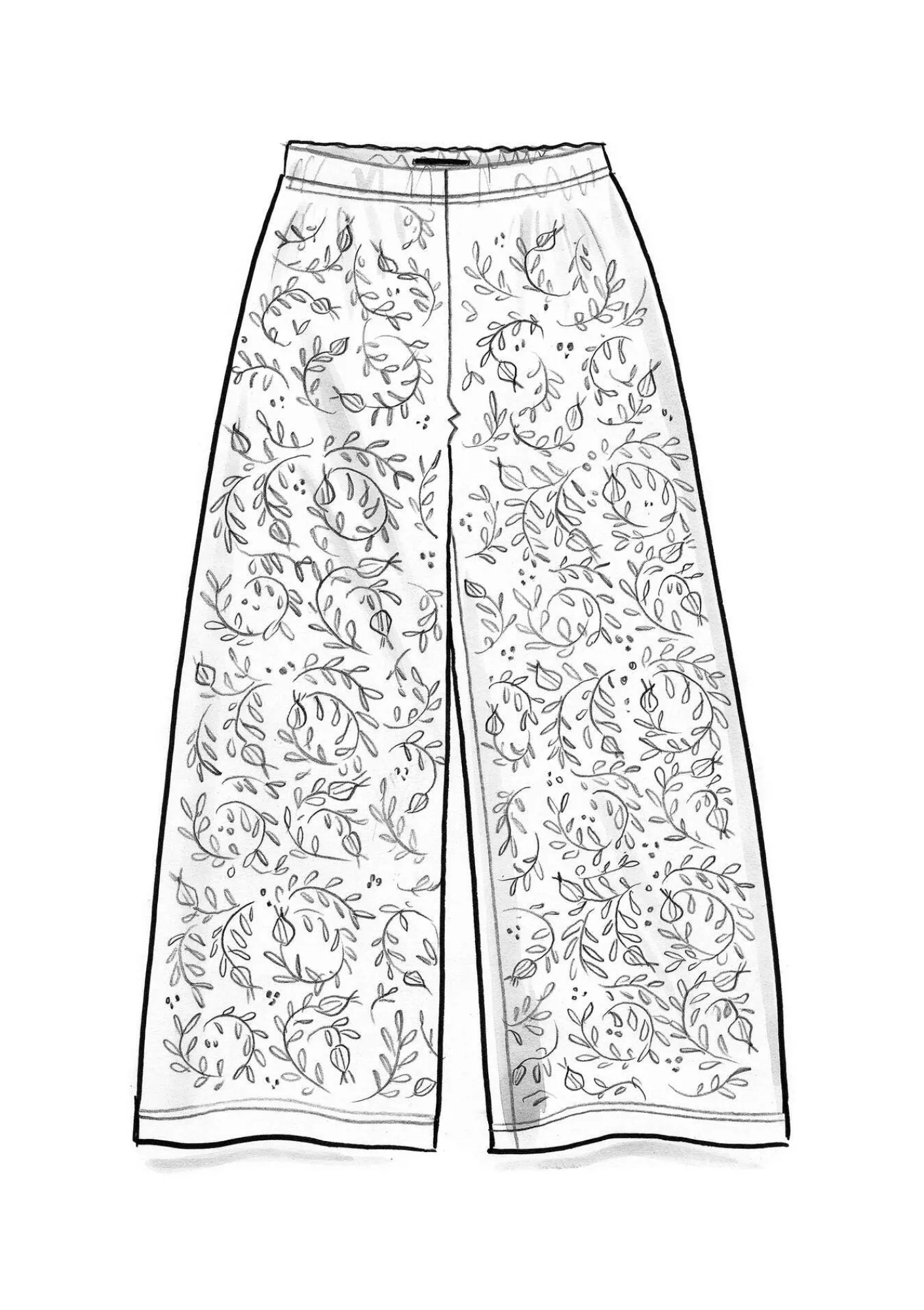 Gudrun Sjödén Hosen>Jerseyhose „Aurora“ aus Bio-Baumwolle/Modal/Elasthan Dunkelaubergine