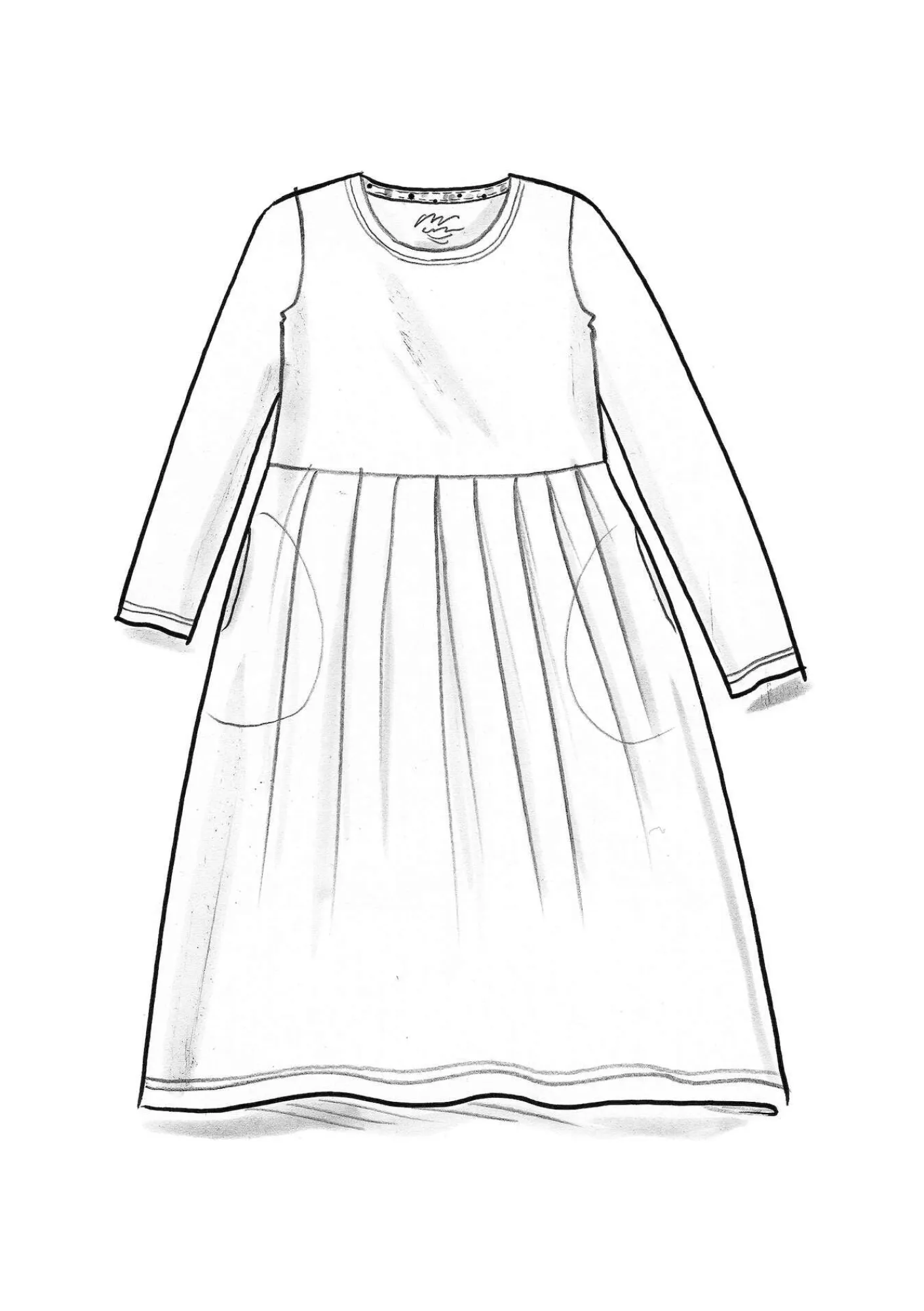 Gudrun Sjödén Kleider>Jerseykleid „Helga“ aus Lyocell/Elasthan Veilchen
