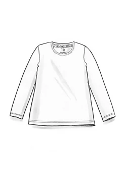 Gudrun Sjödén Pullover & Shirts>Jerseyshirt „Ylva“ aus Bio-Baumwolle/Elasthan Cerise