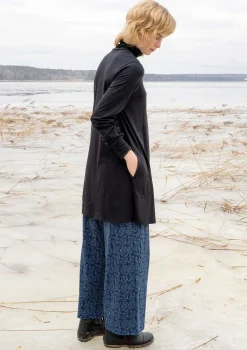 Gudrun Sjödén Tuniken>Jerseytunika aus Bio-Baumwolle/Modal/Elasthan Schwarz
