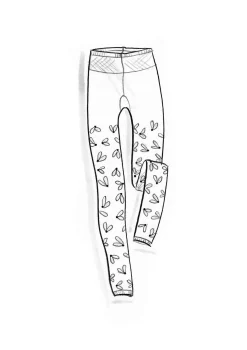 Gudrun Sjödén Accessoires|Leggings>Leggings „Fjät“ aus Recycling-Polyamid Schwarz