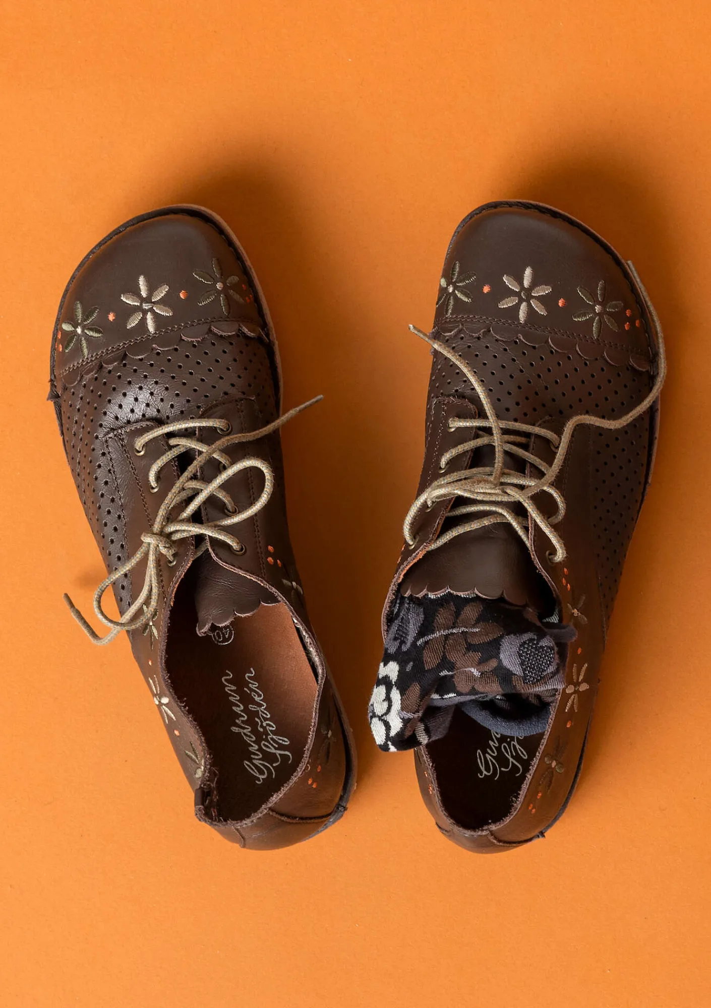 Gudrun Sjödén Schuhe>Schuhe „Freja“ aus Nappaleder Maulbeere