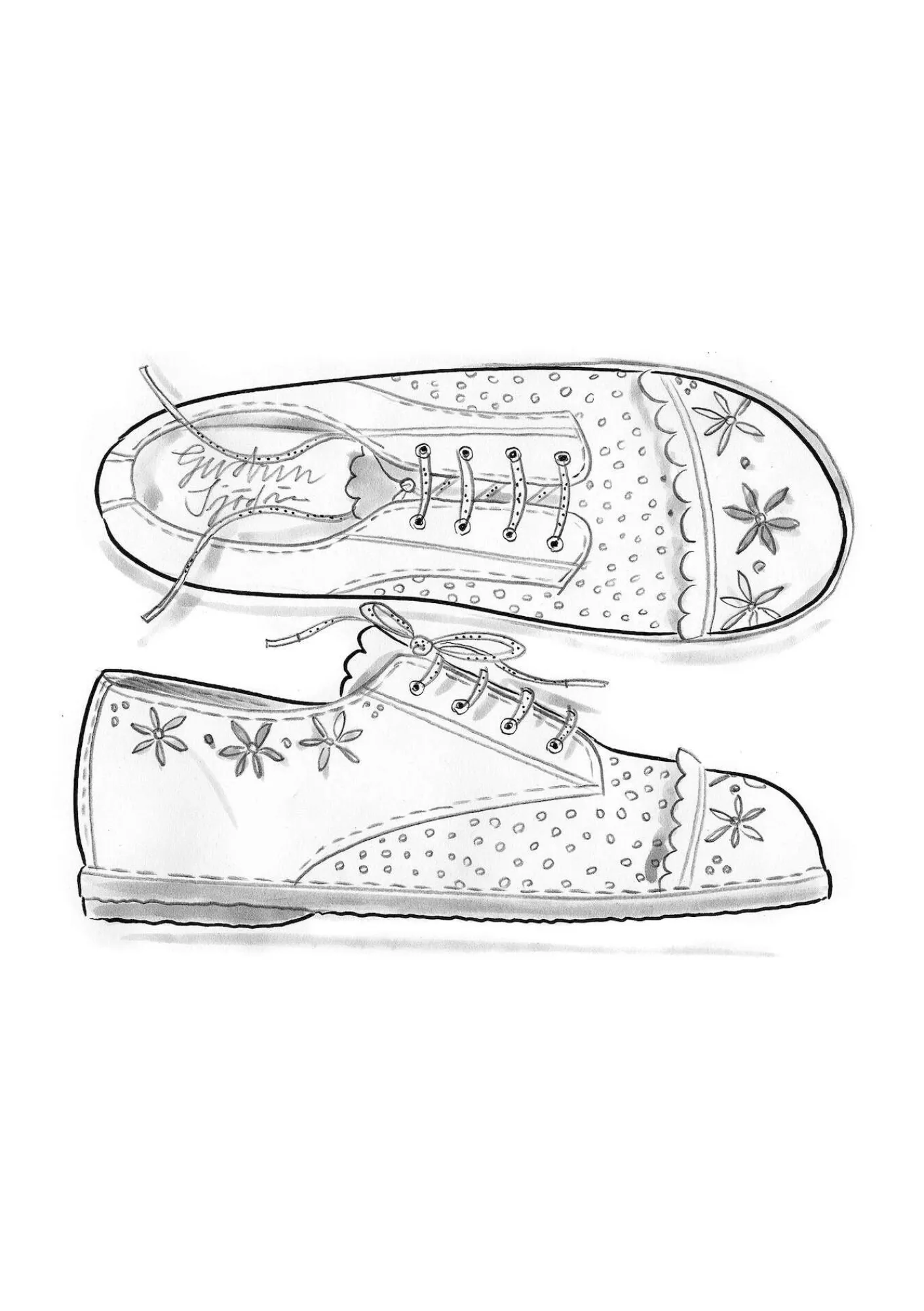 Gudrun Sjödén Schuhe>Schuhe „Freja“ aus Nappaleder Maulbeere