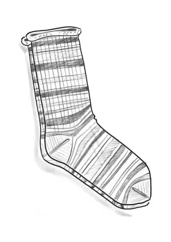 Gudrun Sjödén Accessoires>Stricksocken aus Lammwolle/Recycling-Wolle Hellflaschengrün